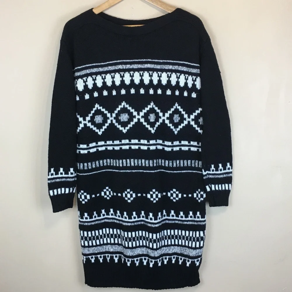 Old Navy Fair Isle Sweater Dress - Picture 2 of 5